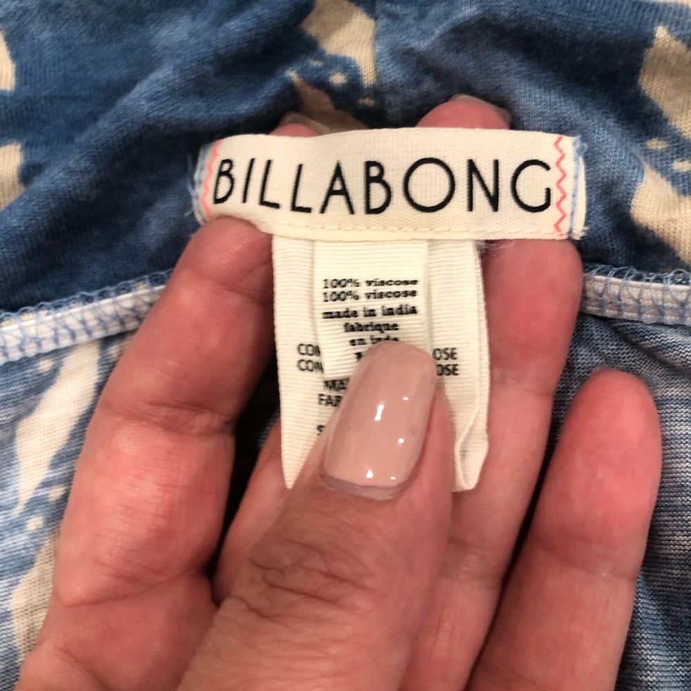 Billabong Blue and Beige Patterned Maxi Skirt - Picture 8 of 8
